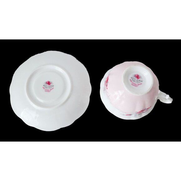 Royal Albert Rose Marie Series Pink Tea Cup and Saucer Teacup Fine Teacup - Picture 4 of 5